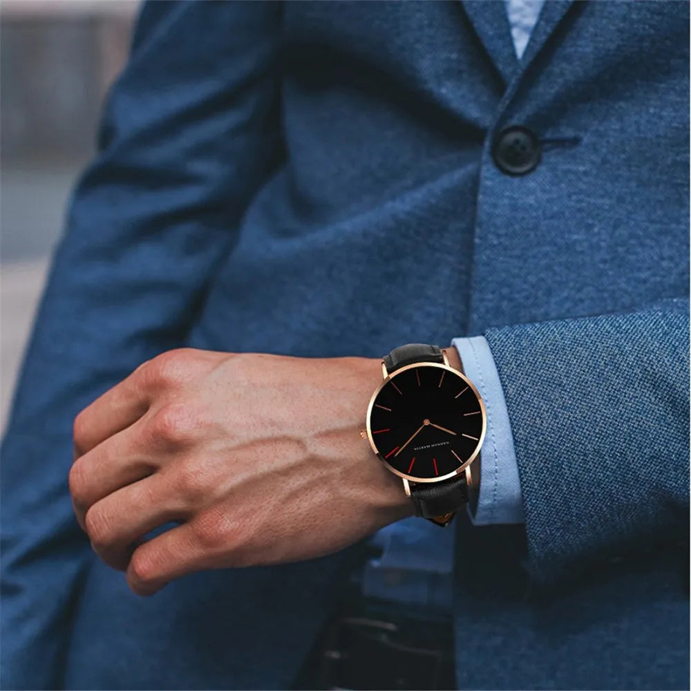 HANNAH MARTIN Brand Japan Quartz Movement Men Waterproof Wrist Watches Fashion Luxury Ultra Thin Nylon Creative Ladies Watches