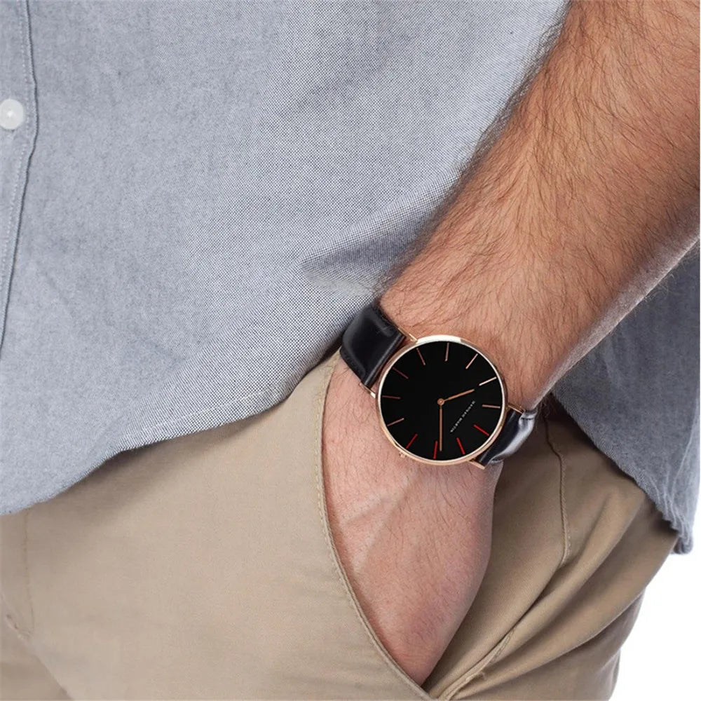 HANNAH MARTIN Brand Japan Quartz Movement Men Waterproof Wrist Watches Fashion Luxury Ultra Thin Nylon Creative Ladies Watches