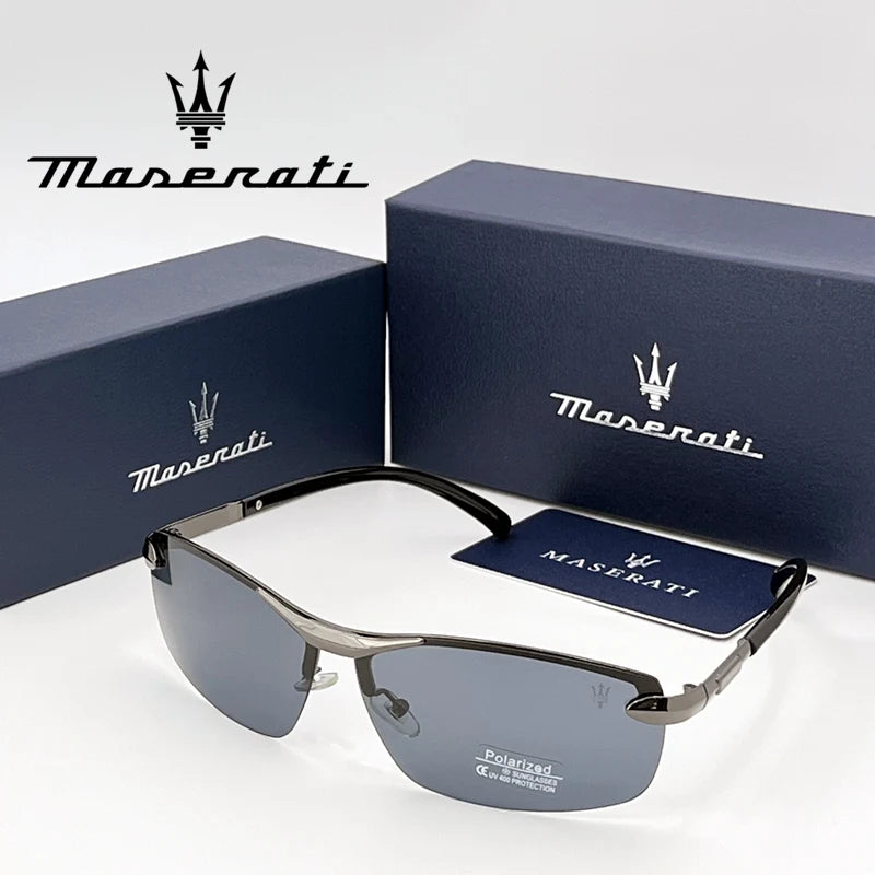 Men's Square Sunglasses – Black Frame & Classic Design