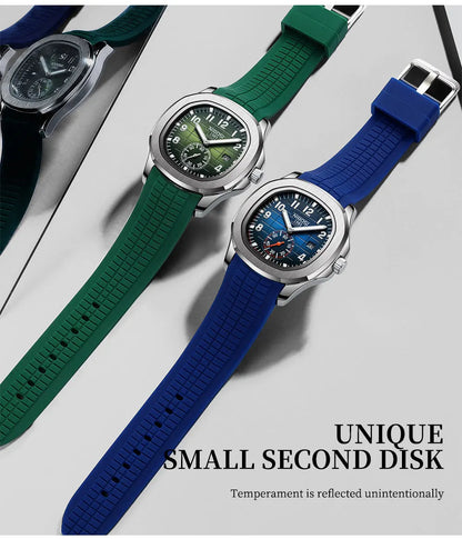 Men's Sport Watch – Black Dial & Black Strap