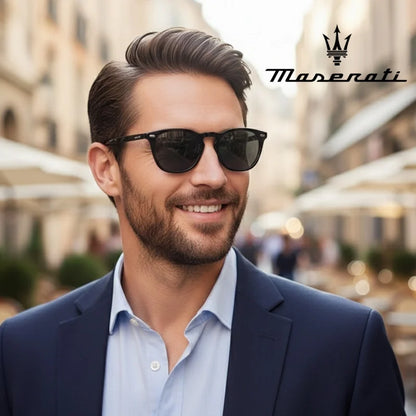 Men's Square Sunglasses – Black Frame & Classic Design