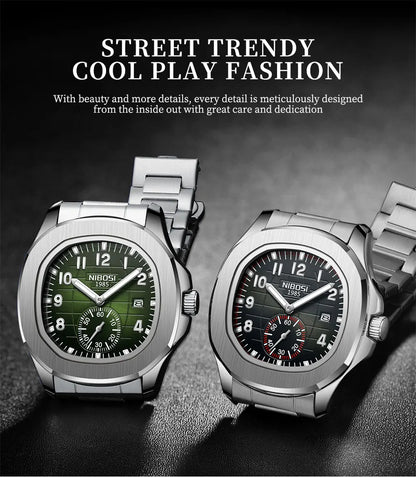 Men's Sport Watch – Black Dial & Black Strap