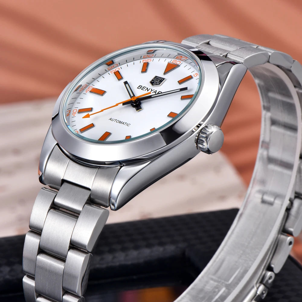 Men's Watch – Stainless Steel Bracelet & Classic Dial