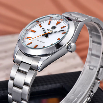 Men's Watch – Stainless Steel Bracelet & Classic Dial