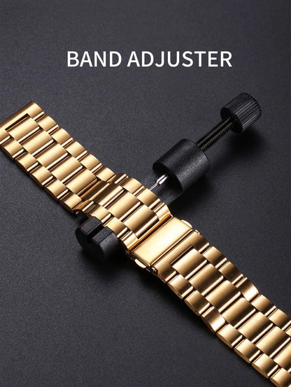 TOMI Luxury Business Men's Watch Gift Box Set High Quality Rose Gold Case Simple and Versatile Quartz Watch Relogio Masculino