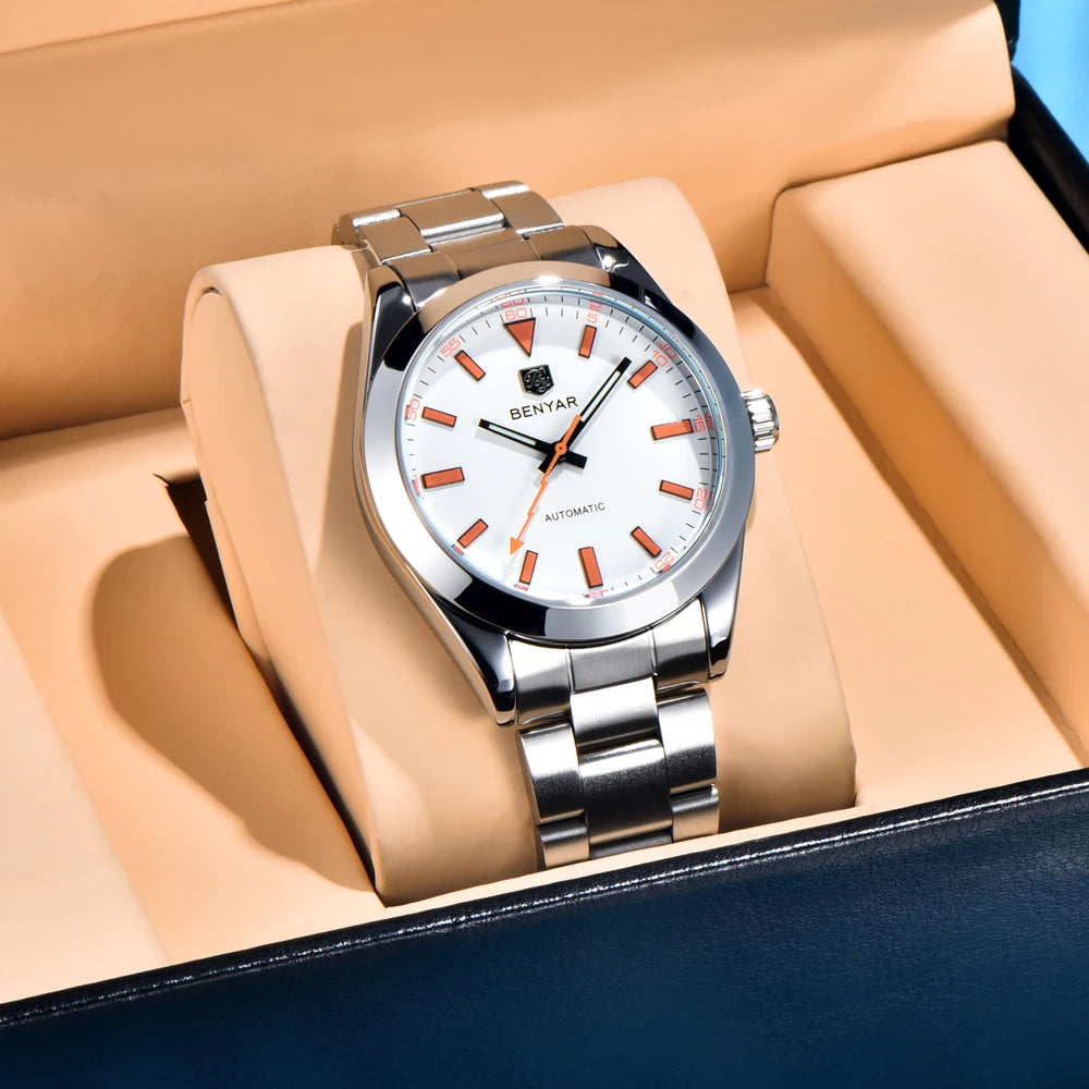 Men's Watch – Stainless Steel Bracelet & Classic Dial