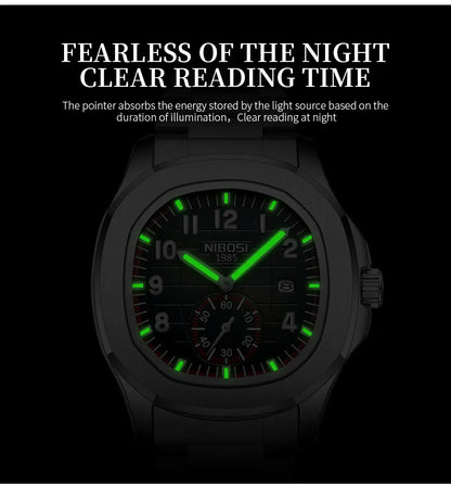 Men's Sport Watch – Black Dial & Black Strap