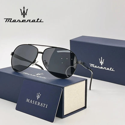 MASERATI Car High End UV400 Polarized Glasses For Ghibli Mc20 Mcpura Quattroporte Levante Grecale GT GranCabrio Drive Sunglasses