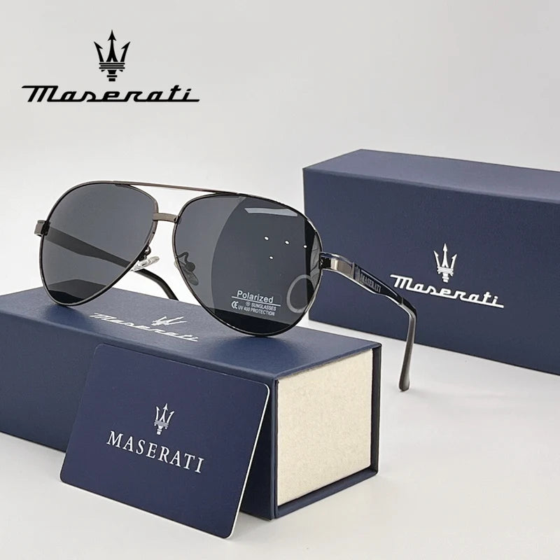 MASERATI Car High End UV400 Polarized Glasses For Ghibli Mc20 Mcpura Quattroporte Levante Grecale GT GranCabrio Drive Sunglasses