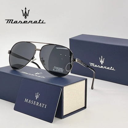MASERATI Car High End UV400 Polarized Glasses For Ghibli Mc20 Mcpura Quattroporte Levante Grecale GT GranCabrio Drive Sunglasses