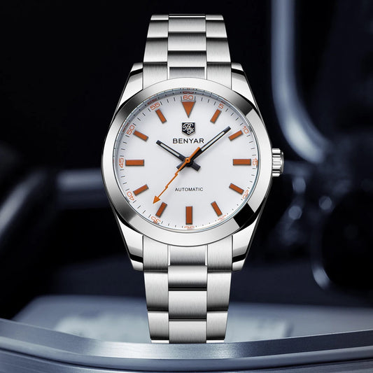Men's Watch – Stainless Steel Bracelet & Classic Dial