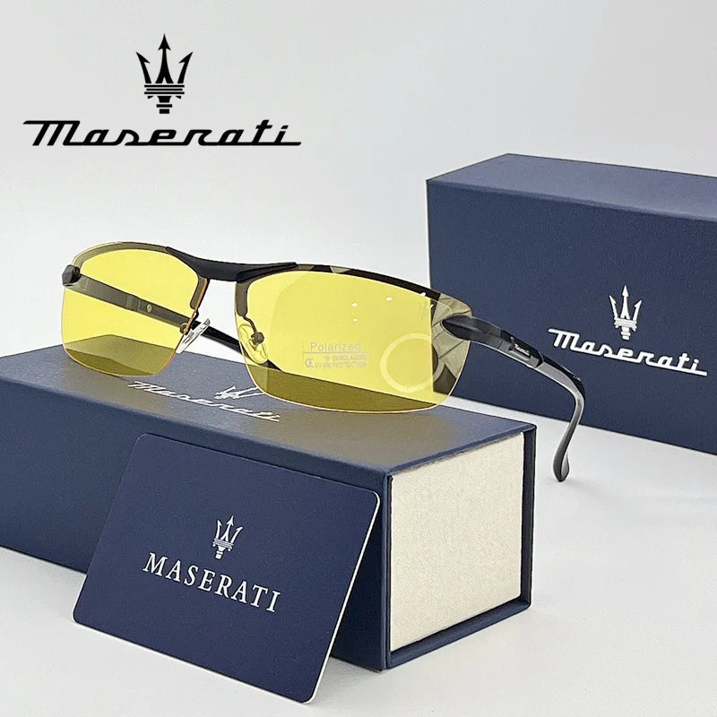 MASERATI Car High End UV400 Polarized Glasses For Ghibli Mc20 Mcpura Quattroporte Levante Grecale GT GranCabrio Drive Sunglasses