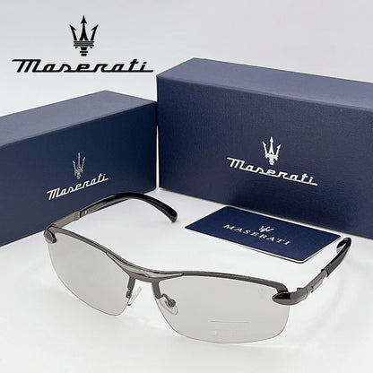Men's Square Sunglasses – Black Frame & Classic Design