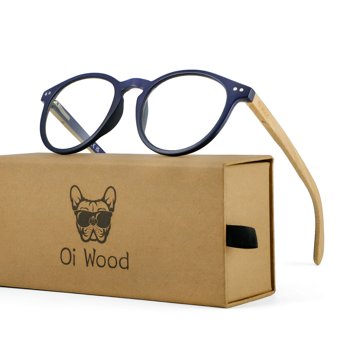 Bamboo Wood Reading Glasses for Men and Women Retro Round Anti Blue Light Presbyopia Glasses 0 +100 +150 +250
