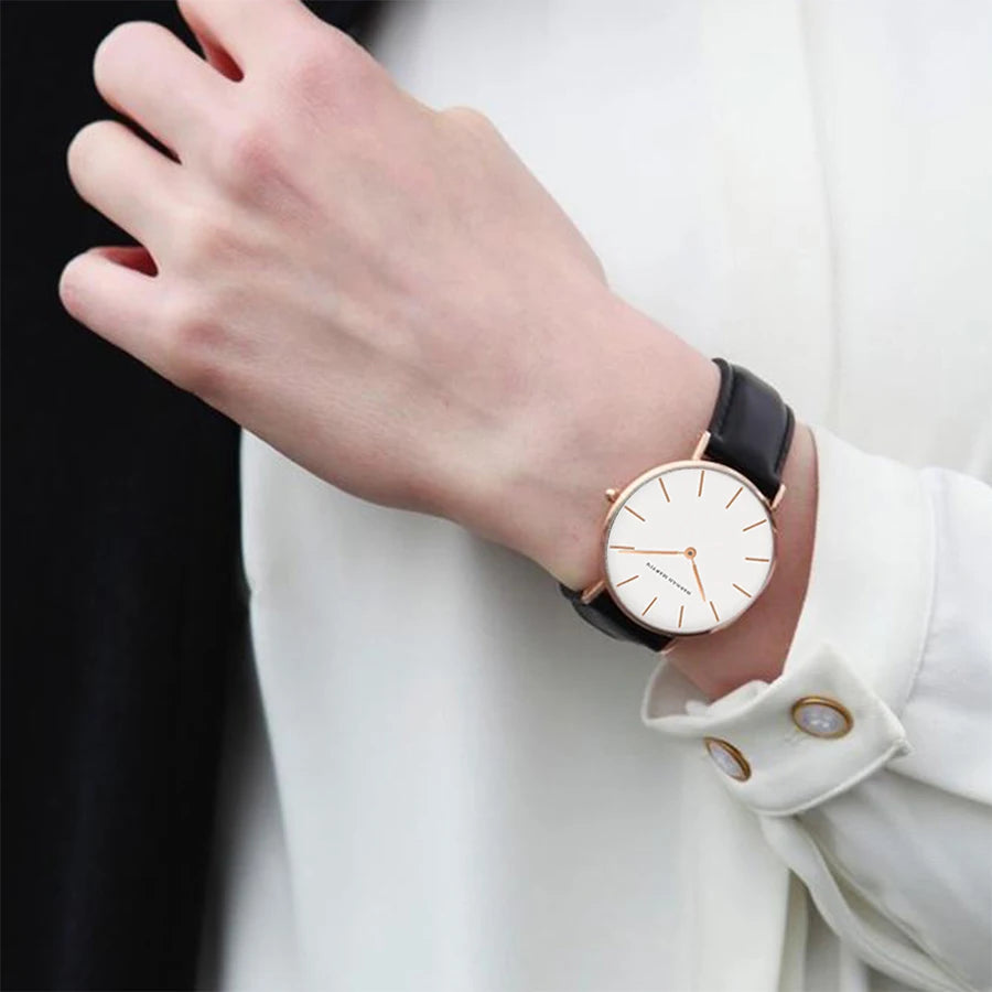 HANNAH MARTIN Brand Japan Quartz Movement Men Waterproof Wrist Watches Fashion Luxury Ultra Thin Nylon Creative Ladies Watches