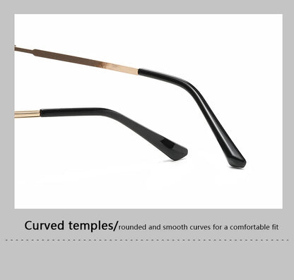 Men's Round Sunglasses – Black Lens & Gold Metal Frame