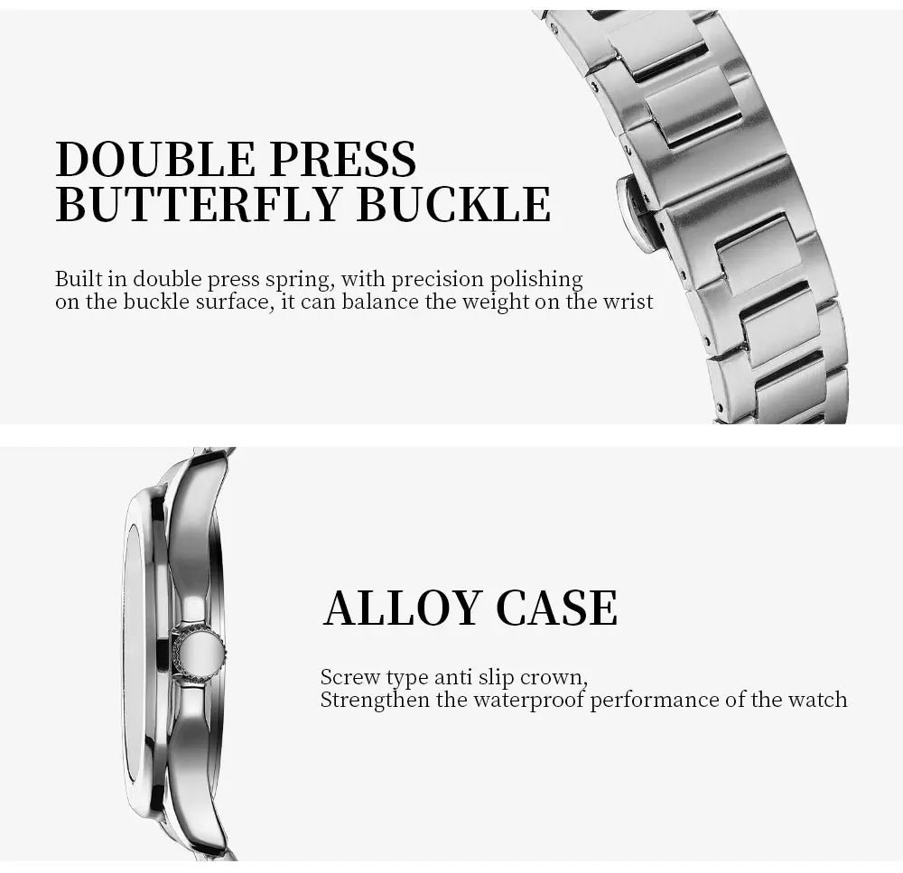 Men's Sport Watch – Black Dial & Black Strap