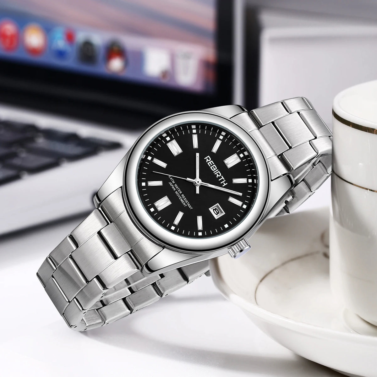 Business Elegant Casual Versatile Generous Quartz Watch Suitable for Daily Wear