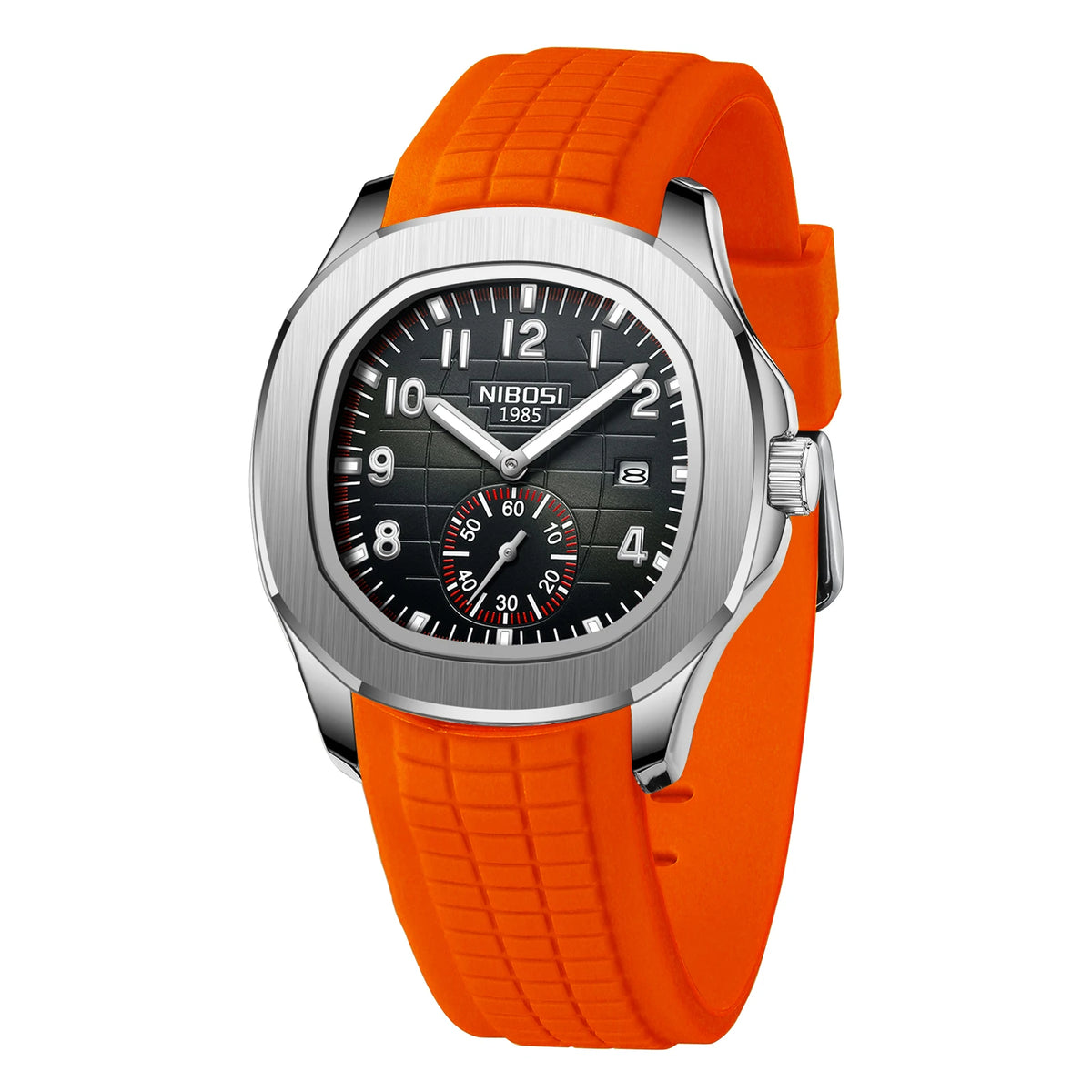 Men's Sport Watch – Black Dial & Black Strap