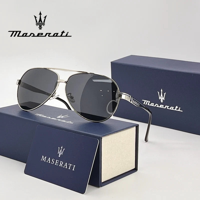 MASERATI Car High End UV400 Polarized Glasses For Ghibli Mc20 Mcpura Quattroporte Levante Grecale GT GranCabrio Drive Sunglasses