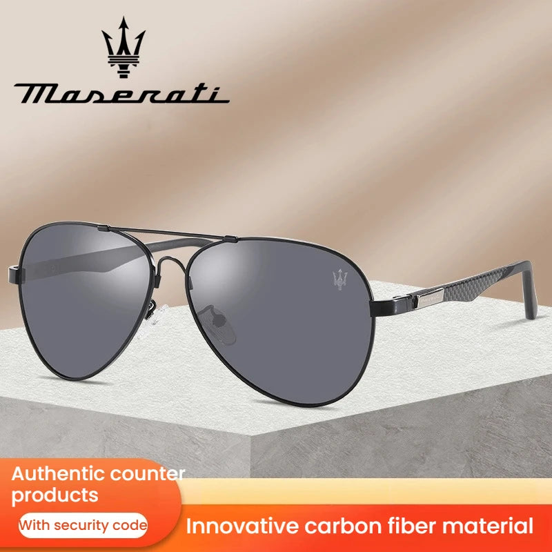 Men's Square Sunglasses – Black Frame & Classic Design