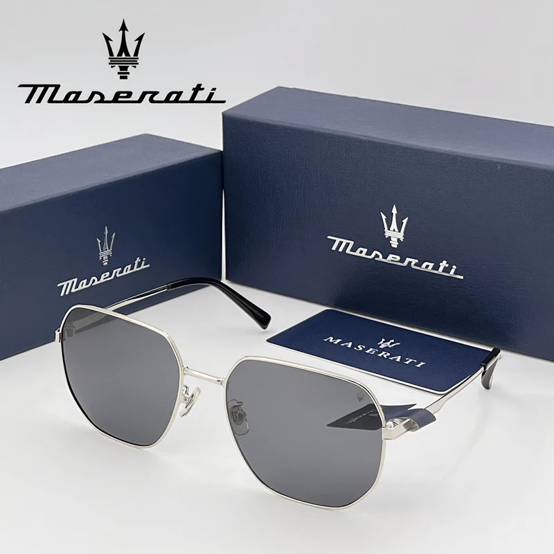 Men's Square Sunglasses – Black Frame & Classic Design
