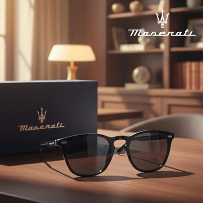 Men's Square Sunglasses – Black Frame & Classic Design