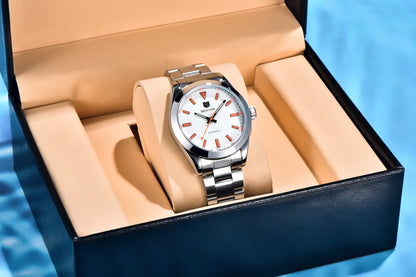 Men's Watch – Stainless Steel Bracelet & Classic Dial