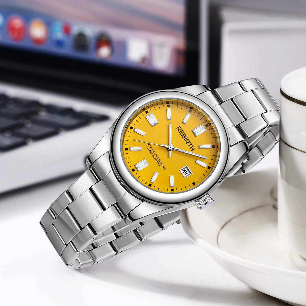 Business Elegant Casual Versatile Generous Quartz Watch Suitable for Daily Wear