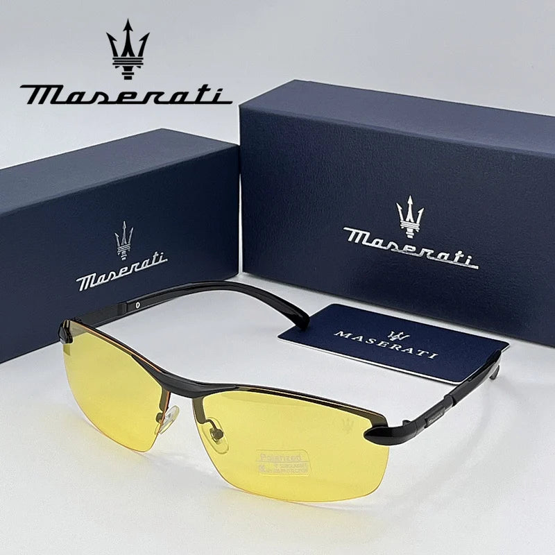 Men's Square Sunglasses – Black Frame & Classic Design