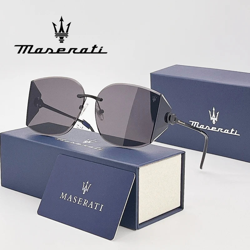 Men's Square Sunglasses – Black Frame & Classic Design