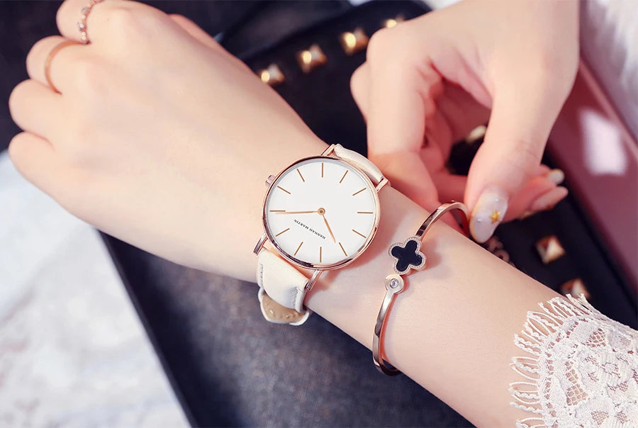 HANNAH MARTIN Brand Japan Quartz Movement Men Waterproof Wrist Watches Fashion Luxury Ultra Thin Nylon Creative Ladies Watches