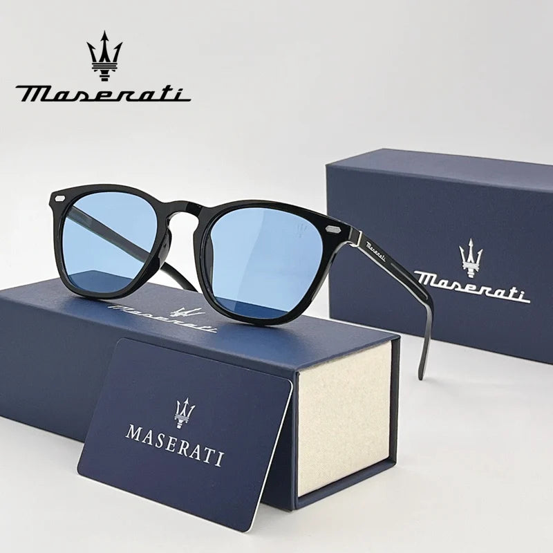 Men's Square Sunglasses – Black Frame & Classic Design