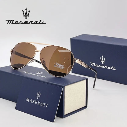MASERATI Car High End UV400 Polarized Glasses For Ghibli Mc20 Mcpura Quattroporte Levante Grecale GT GranCabrio Drive Sunglasses